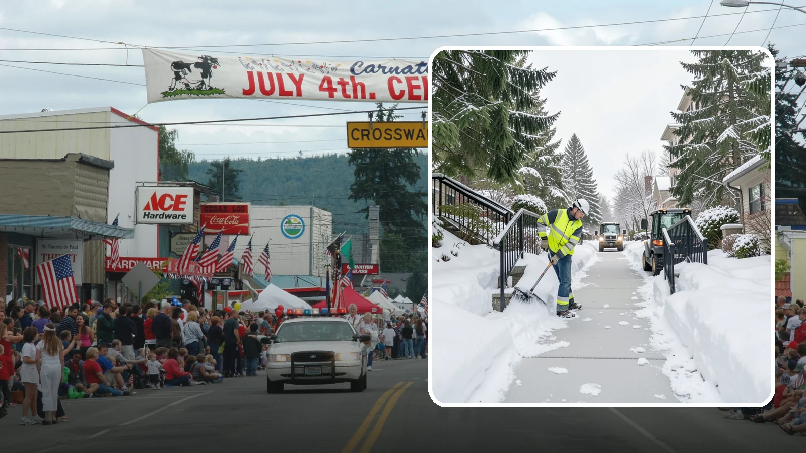 Commercial Stair Clearing in Carnation, King County, WA - Keep exterior stairs and landings on your commercial property safe and slip-free through Western Washington ice events.