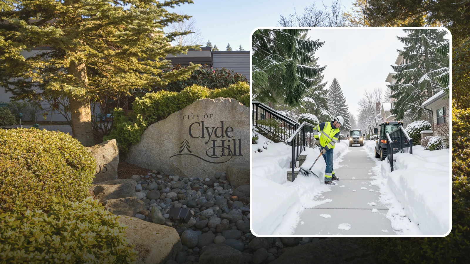 Commercial Stair Clearing in Clyde Hill, King County, WA - Keep exterior stairs and landings on your commercial property safe and slip-free through Western Washington ice events.