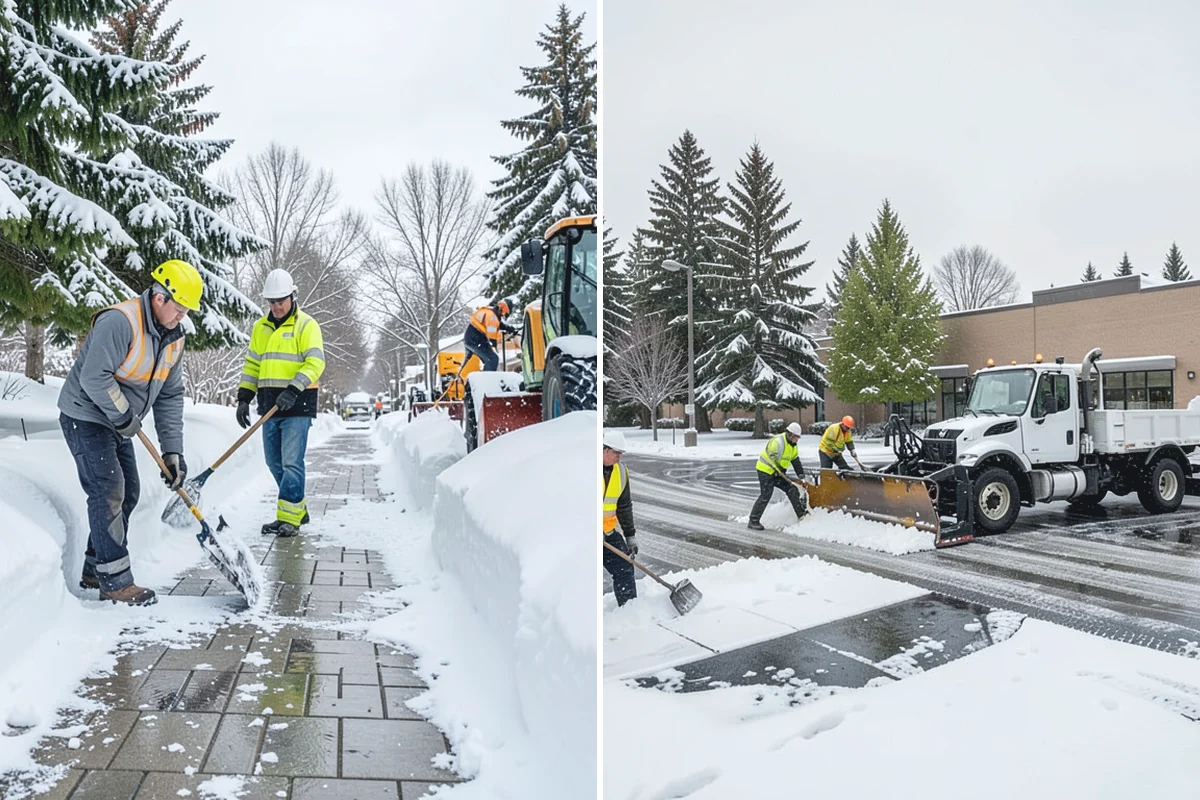 Commercial Stair Clearing in Darrington, Snohomish County, WA - Identify every exterior staircase and landing on site