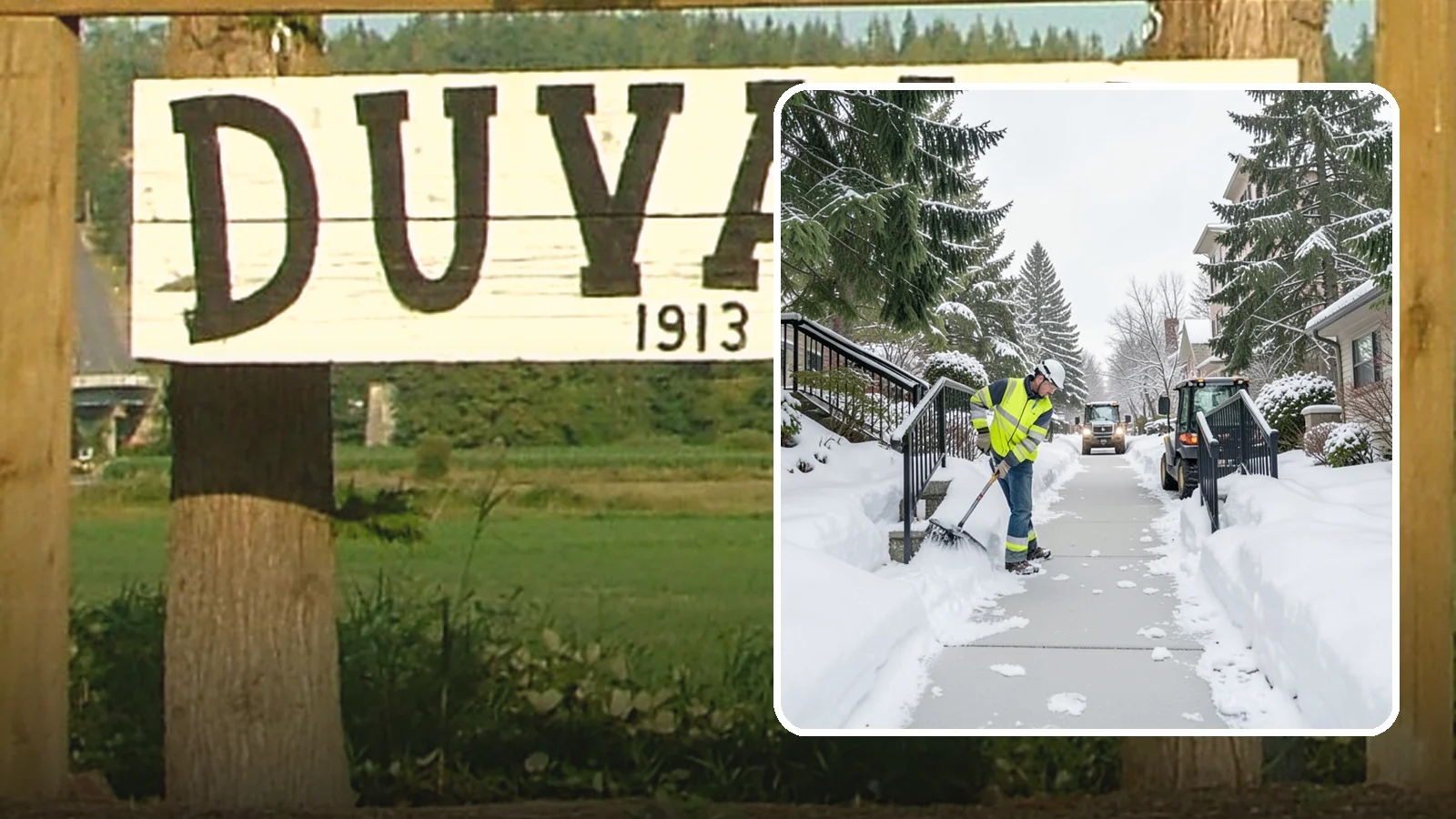 Commercial Stair Clearing in Duvall, King County, WA - Keep exterior stairs and landings on your commercial property safe and slip-free through Western Washington ice events.