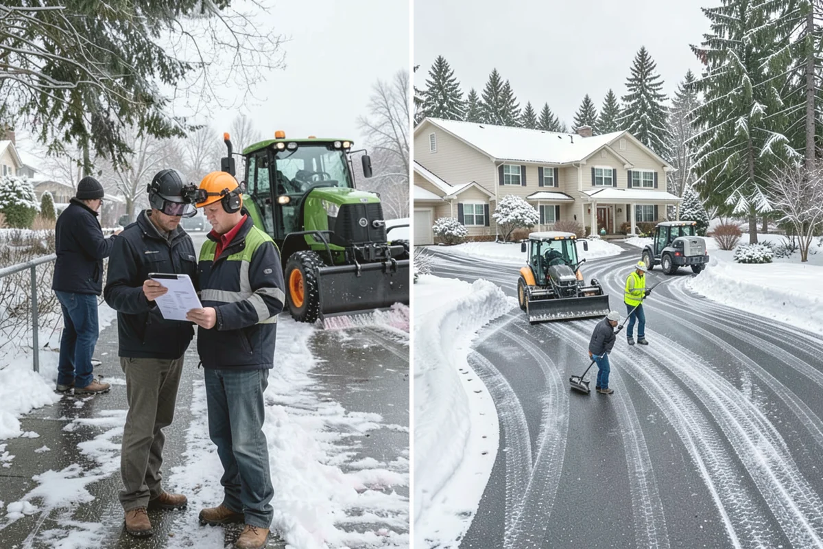Commercial Stair Clearing in Duvall, King County, WA - Identify every exterior staircase and landing on site