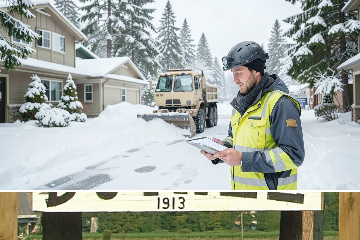 Commercial Stair Clearing in Duvall, King County, WA - Exterior stairs require the most vigilant treatment during January freeze-thaw cycles when thin glaze forms and reforms overnight.