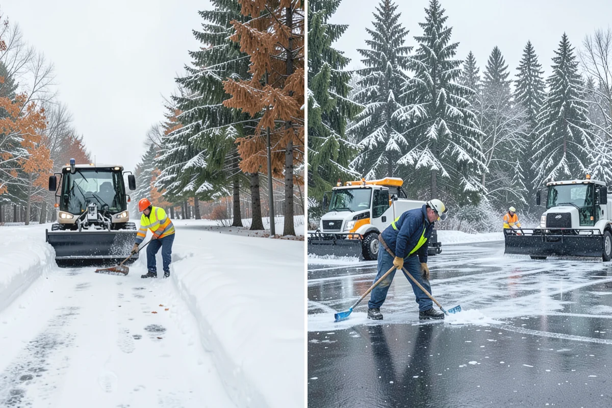 Commercial Stair Clearing in Gold Bar, Snohomish County, WA - Identify every exterior staircase and landing on site