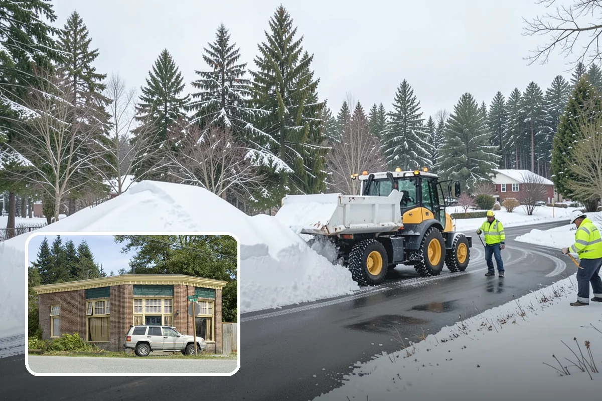Commercial Stair Clearing in Hamilton, Skagit County, WA - Hand-cleared treads and landings on every run