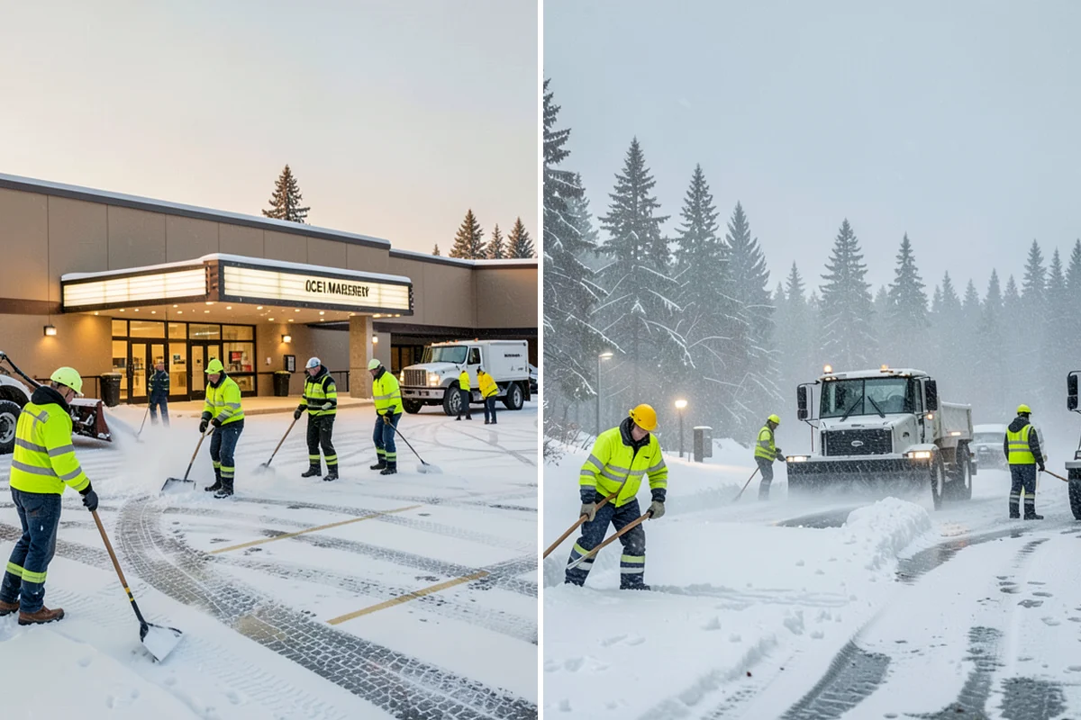 Commercial Stair Clearing in Lyman, Skagit County, WA - Identify every exterior staircase and landing on site