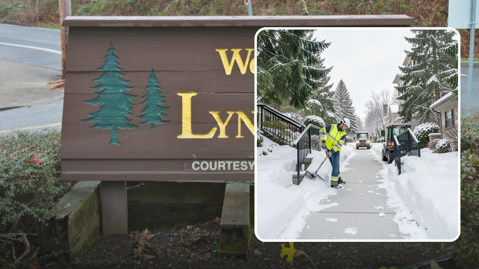 Commercial Stair Clearing in Lynnwood, Snohomish County, WA - Keep exterior stairs and landings on your commercial property safe and slip-free through Western Washington ice events.