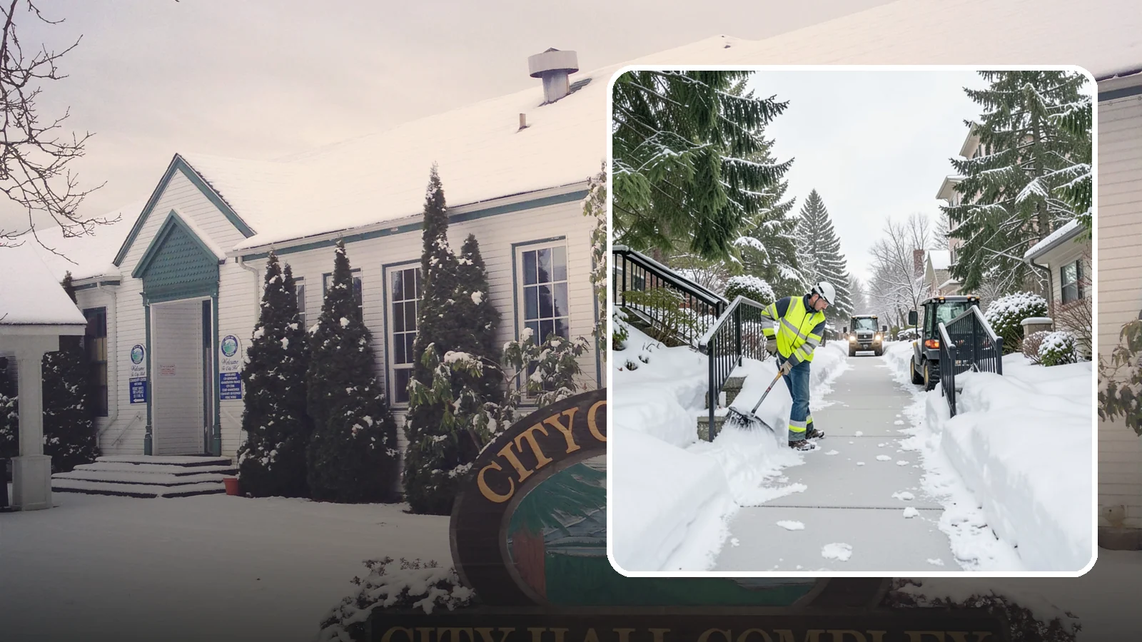 Commercial Stair Clearing in Pacific, King County, WA - Keep exterior stairs and landings on your commercial property safe and slip-free through Western Washington ice events.