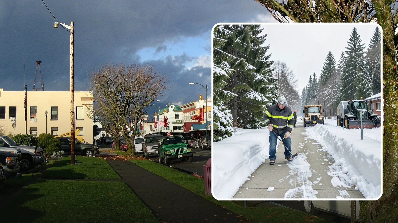 Commercial Walkway Clearing in Arlington, Snohomish County, WA - Keep the internal walkways across your commercial property safe for staff and visitors during winter weather.