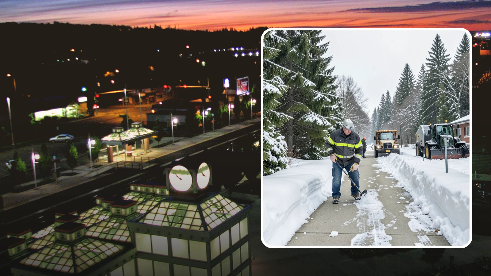 Commercial Walkway Clearing in Auburn, King County, WA - Keep the internal walkways across your commercial property safe for staff and visitors during winter weather.
