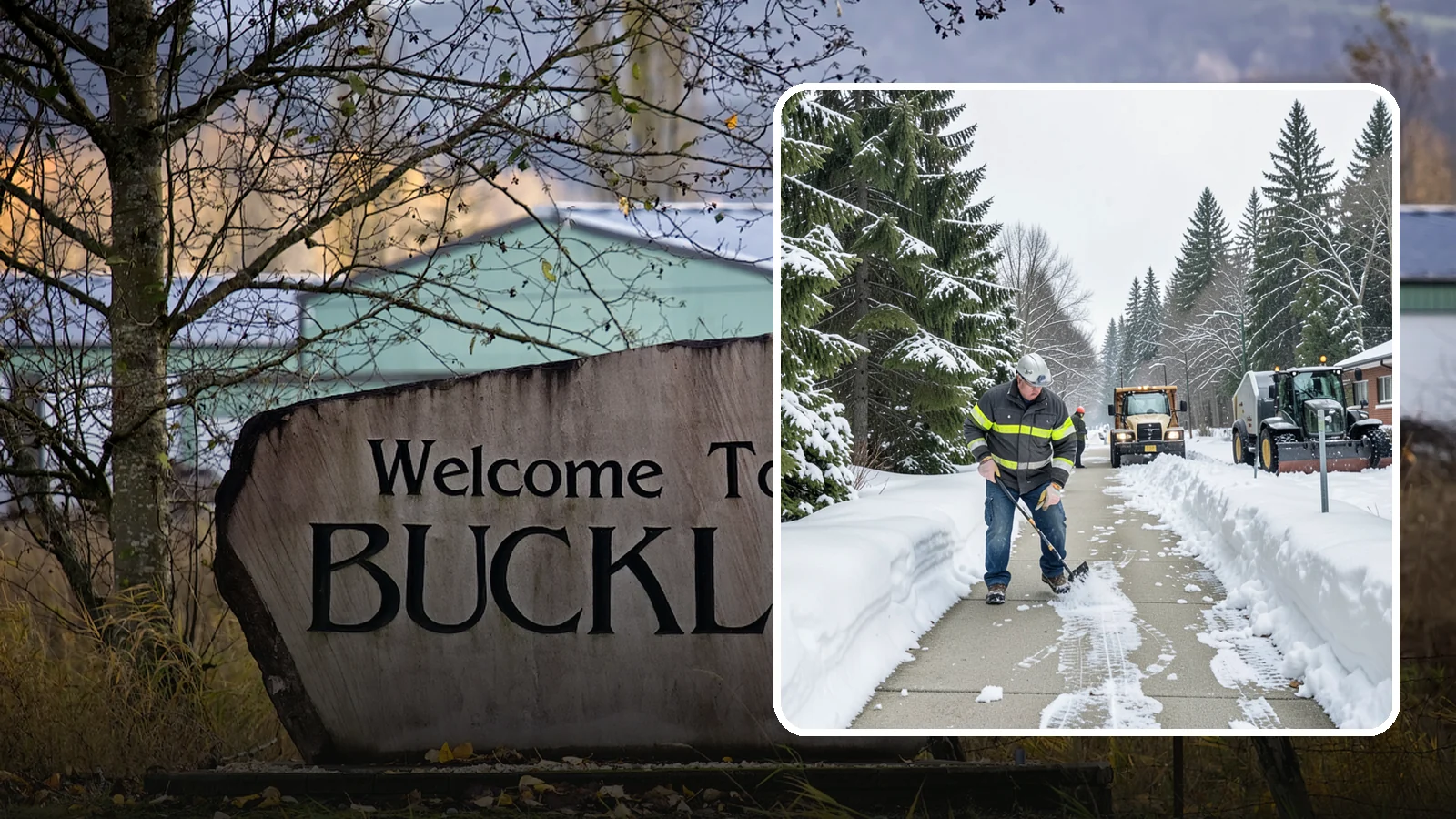 Commercial Walkway Clearing in Buckley, Pierce County, WA - Keep the internal walkways across your commercial property safe for staff and visitors during winter weather.