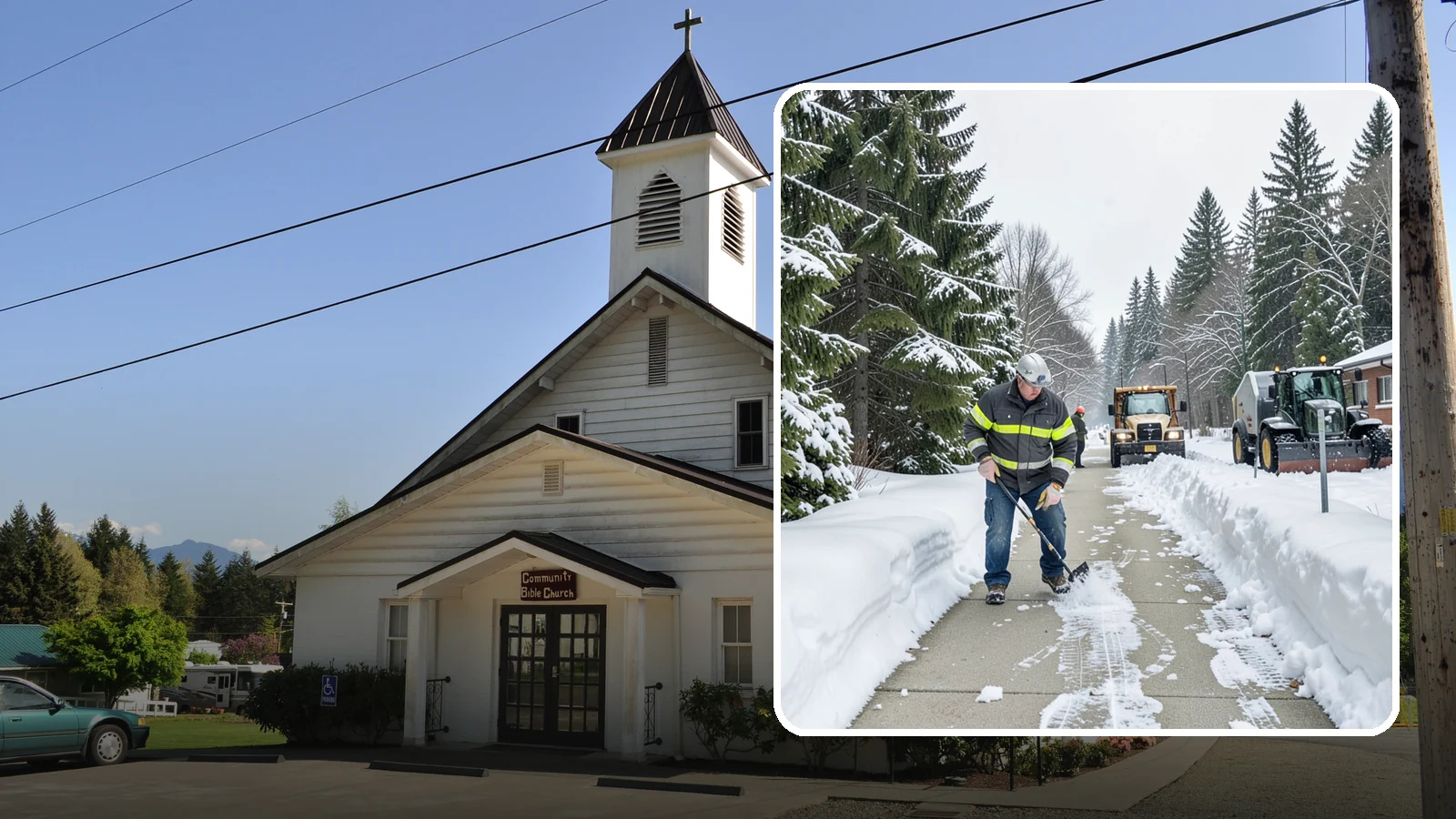 Commercial Walkway Clearing in Concrete, Skagit County, WA - Keep the internal walkways across your commercial property safe for staff and visitors during winter weather.