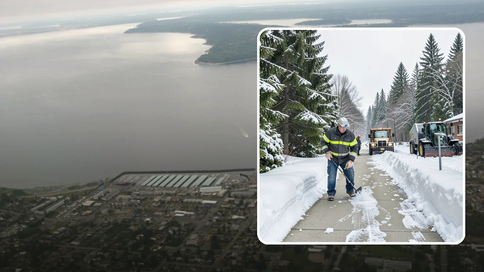 Commercial Walkway Clearing in Des Moines, King County, WA - Keep the internal walkways across your commercial property safe for staff and visitors during winter weather.