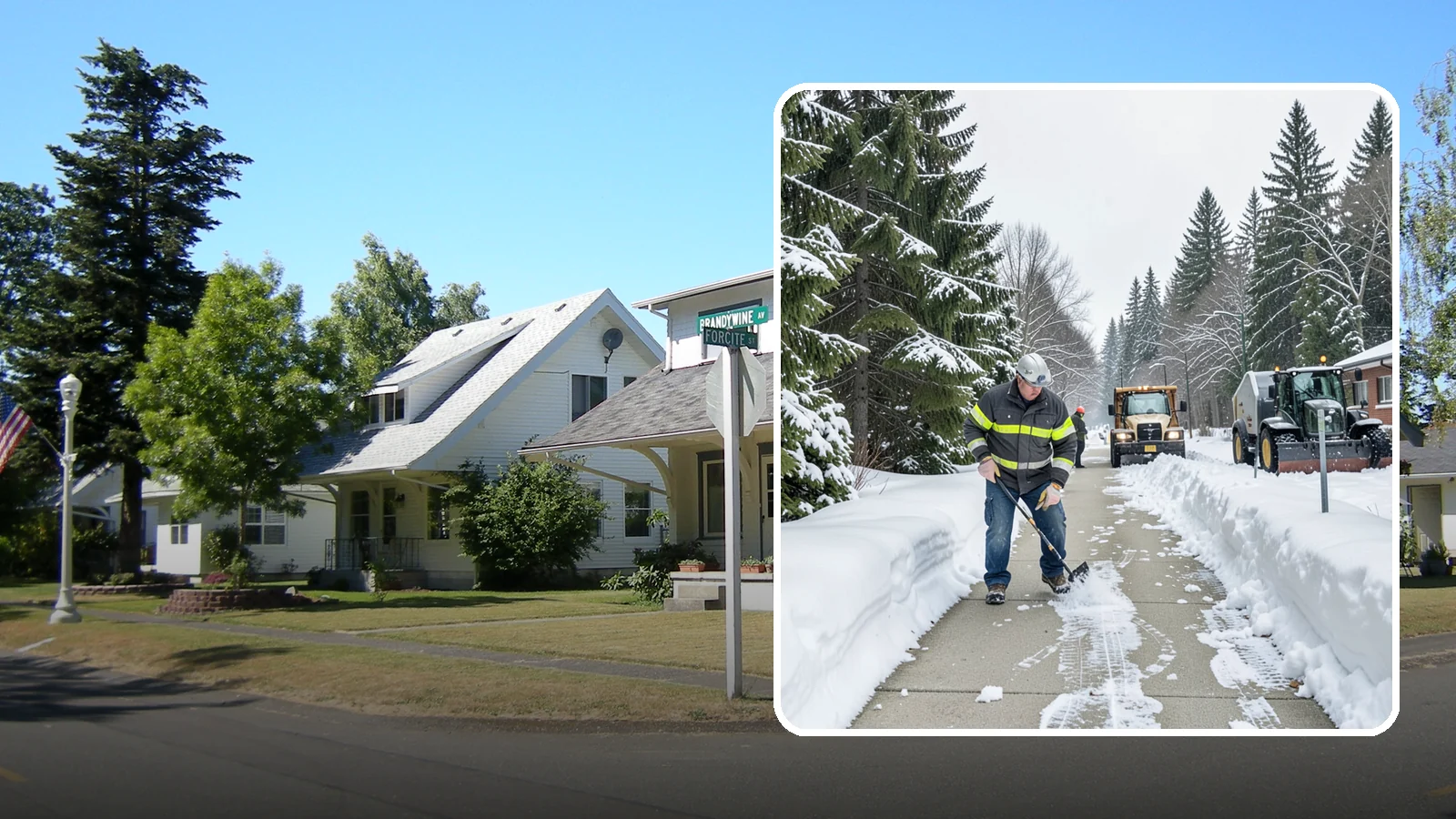 Commercial Walkway Clearing in DuPont, Pierce County, WA - Keep the internal walkways across your commercial property safe for staff and visitors during winter weather.