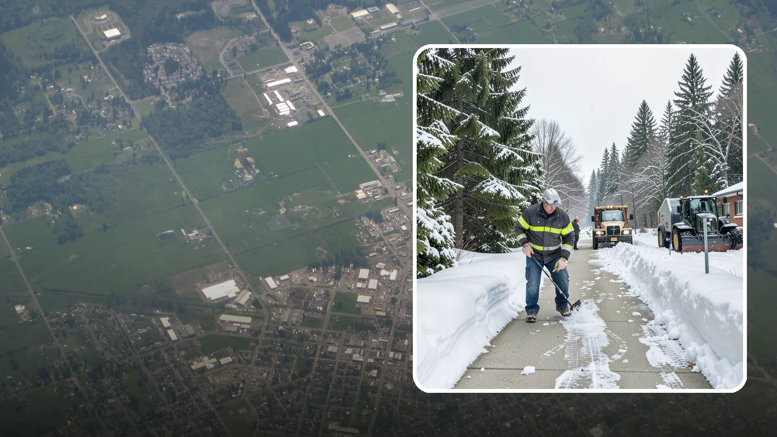 Commercial Walkway Clearing in Enumclaw, King County, WA - Keep the internal walkways across your commercial property safe for staff and visitors during winter weather.