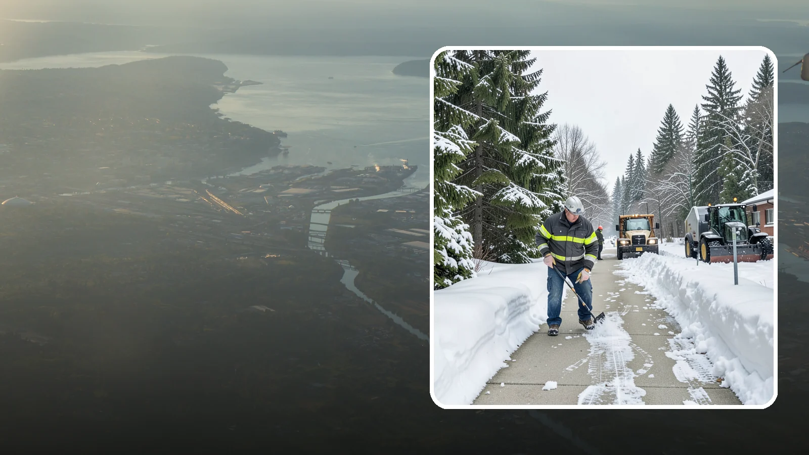 Commercial Walkway Clearing in Fife, Pierce County, WA - Keep the internal walkways across your commercial property safe for staff and visitors during winter weather.