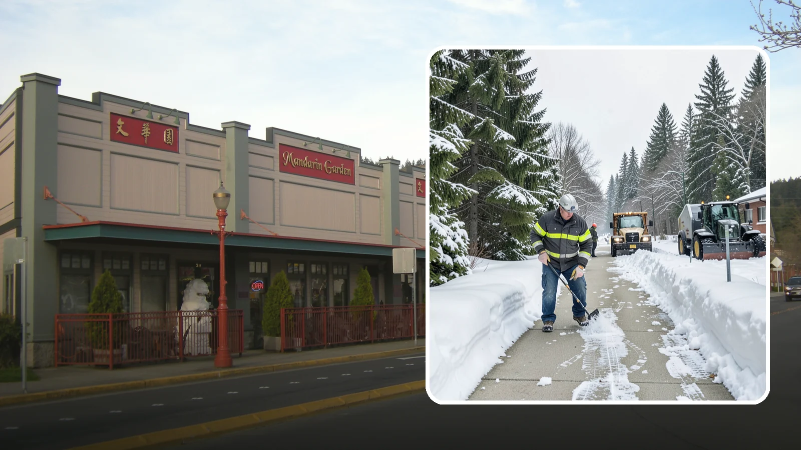 Commercial Walkway Clearing in Issaquah, King County, WA - Keep the internal walkways across your commercial property safe for staff and visitors during winter weather.