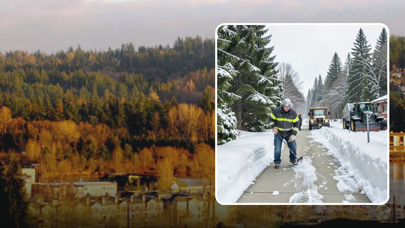 Commercial Walkway Clearing in Kenmore, King County, WA - Keep the internal walkways across your commercial property safe for staff and visitors during winter weather.