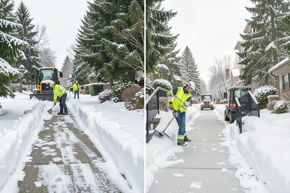 Commercial Walkway Clearing in La Conner, Skagit County, WA - Map every internal walkway and connecting path