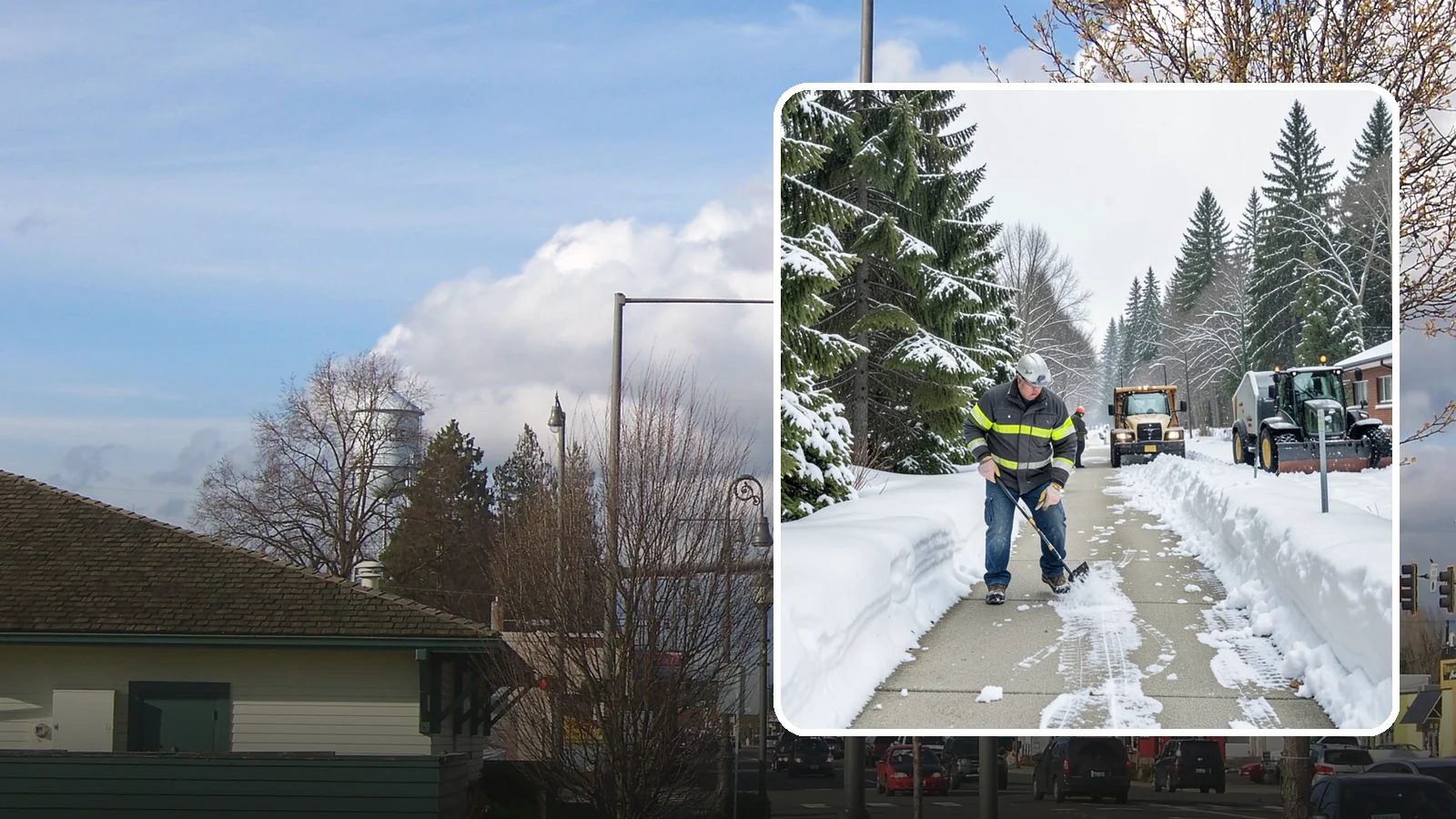 Commercial Walkway Clearing in Marysville, Snohomish County, WA - Keep the internal walkways across your commercial property safe for staff and visitors during winter weather.