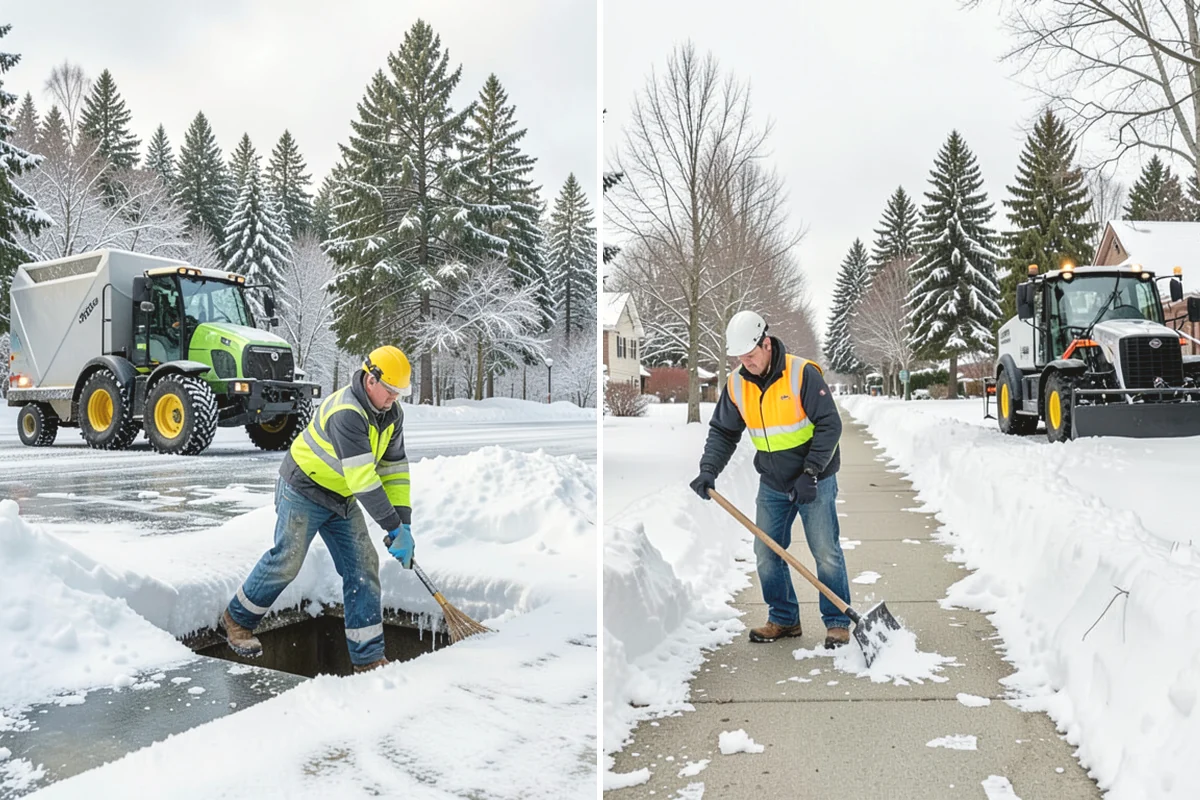 Commercial Walkway Clearing in Mercer Island, King County, WA - Map every internal walkway and connecting path