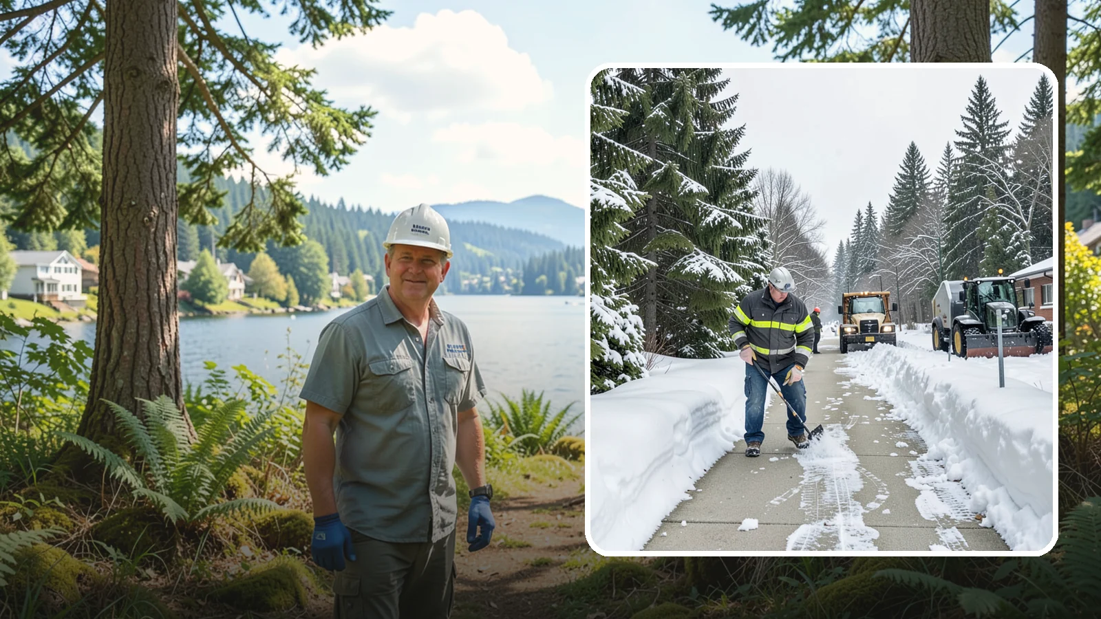 Commercial Walkway Clearing in Milton, King County, WA - Keep the internal walkways across your commercial property safe for staff and visitors during winter weather.