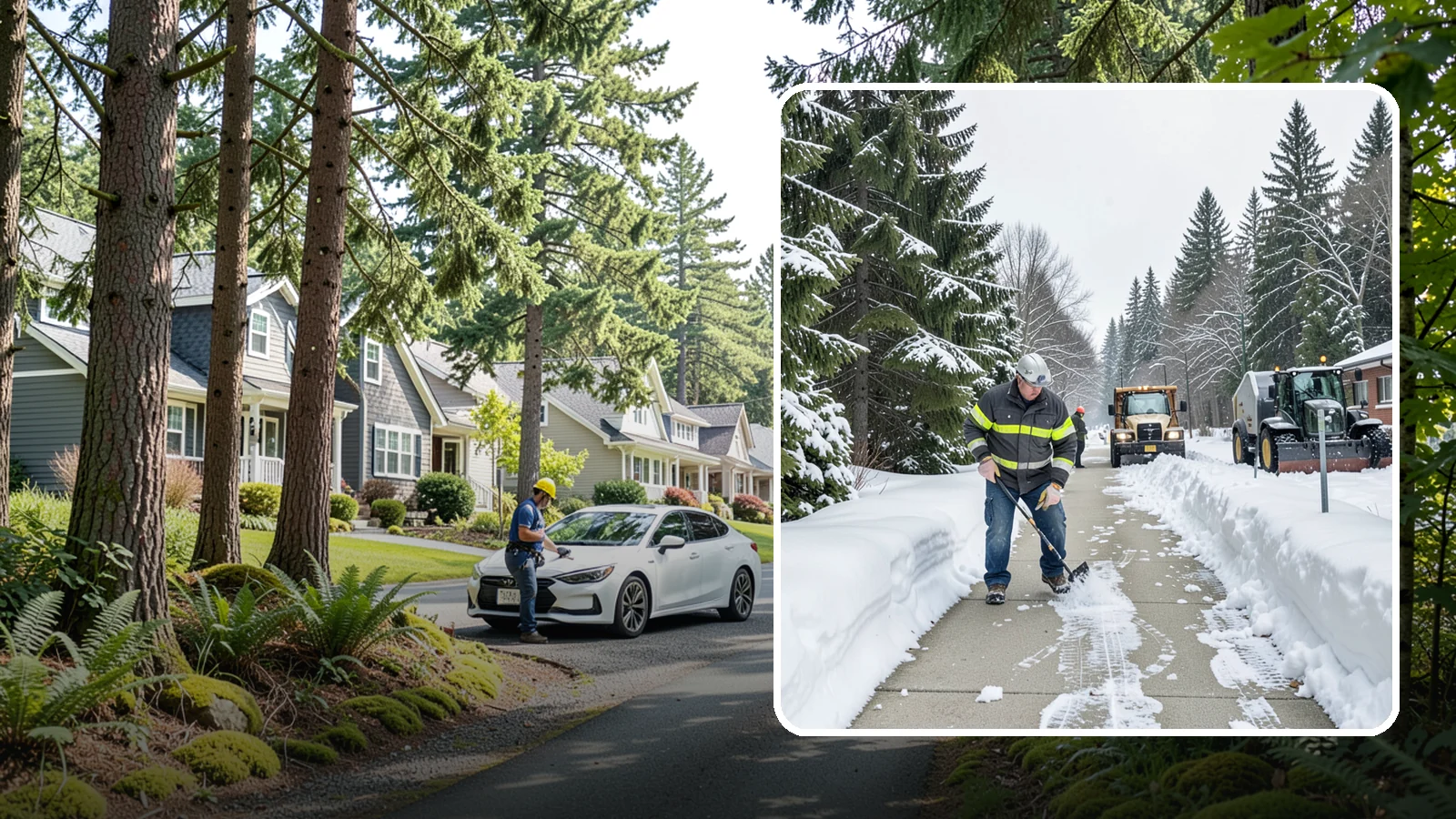 Commercial Walkway Clearing in Normandy Park, King County, WA - Keep the internal walkways across your commercial property safe for staff and visitors during winter weather.