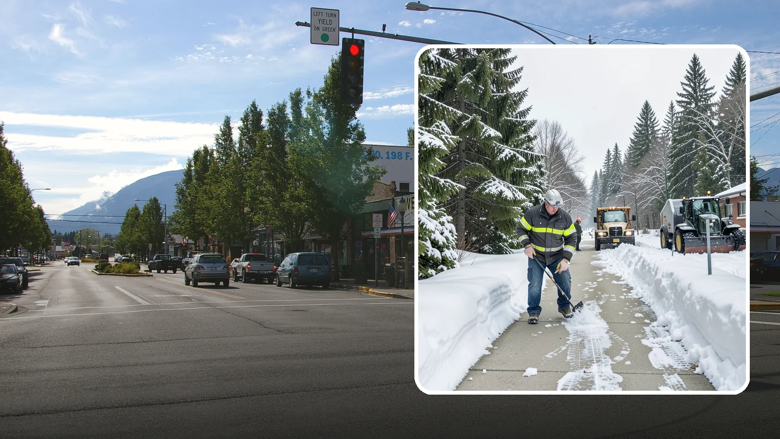 Commercial Walkway Clearing in North Bend, King County, WA - Keep the internal walkways across your commercial property safe for staff and visitors during winter weather.