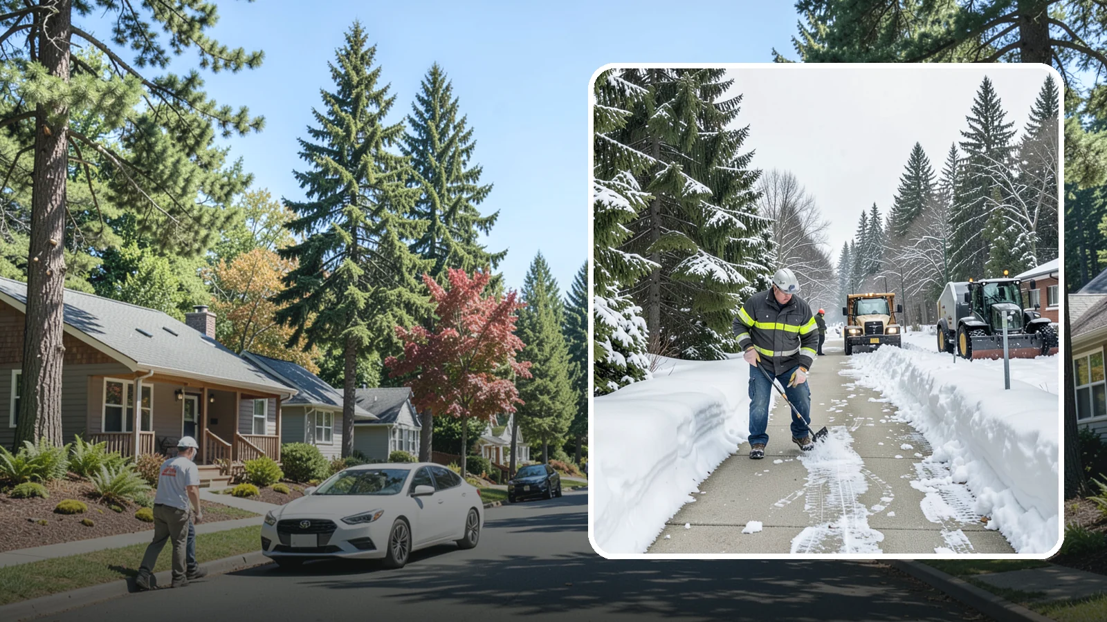 Commercial Walkway Clearing in Orting, Pierce County, WA - Keep the internal walkways across your commercial property safe for staff and visitors during winter weather.
