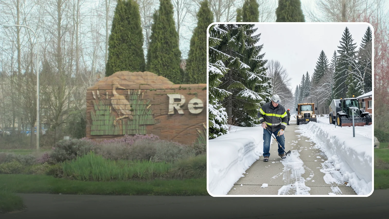 Commercial Walkway Clearing in Renton, King County, WA - Keep the internal walkways across your commercial property safe for staff and visitors during winter weather.