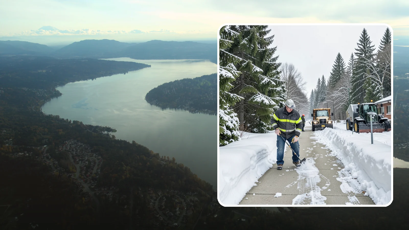 Commercial Walkway Clearing in Sammamish, King County, WA - Keep the internal walkways across your commercial property safe for staff and visitors during winter weather.