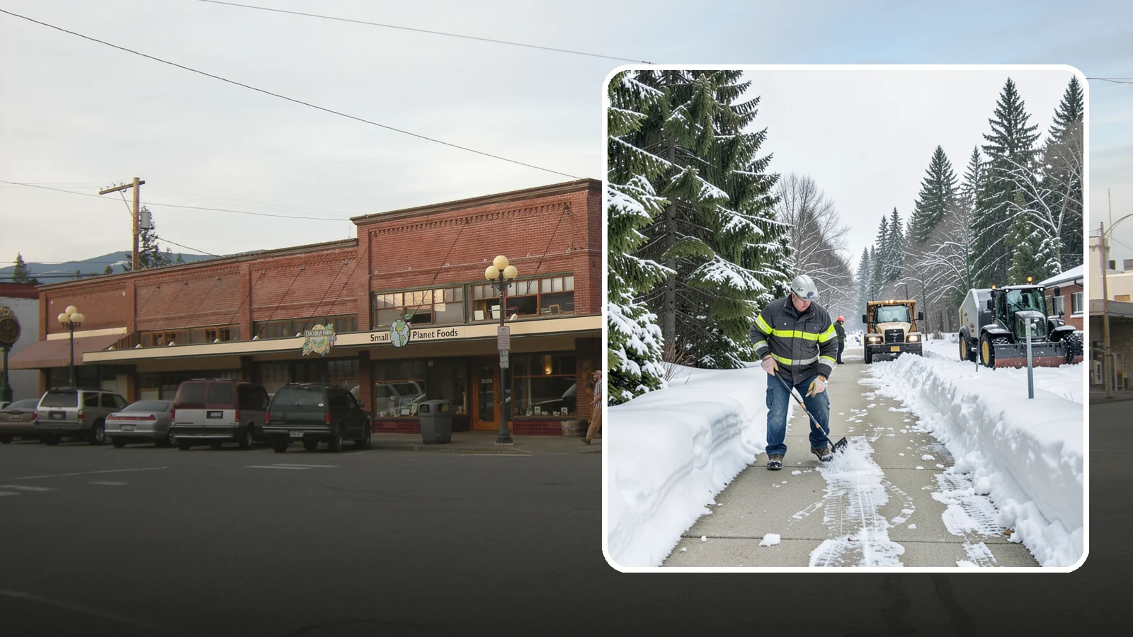 Commercial Walkway Clearing in Sedro-Woolley, Skagit County, WA - Keep the internal walkways across your commercial property safe for staff and visitors during winter weather.