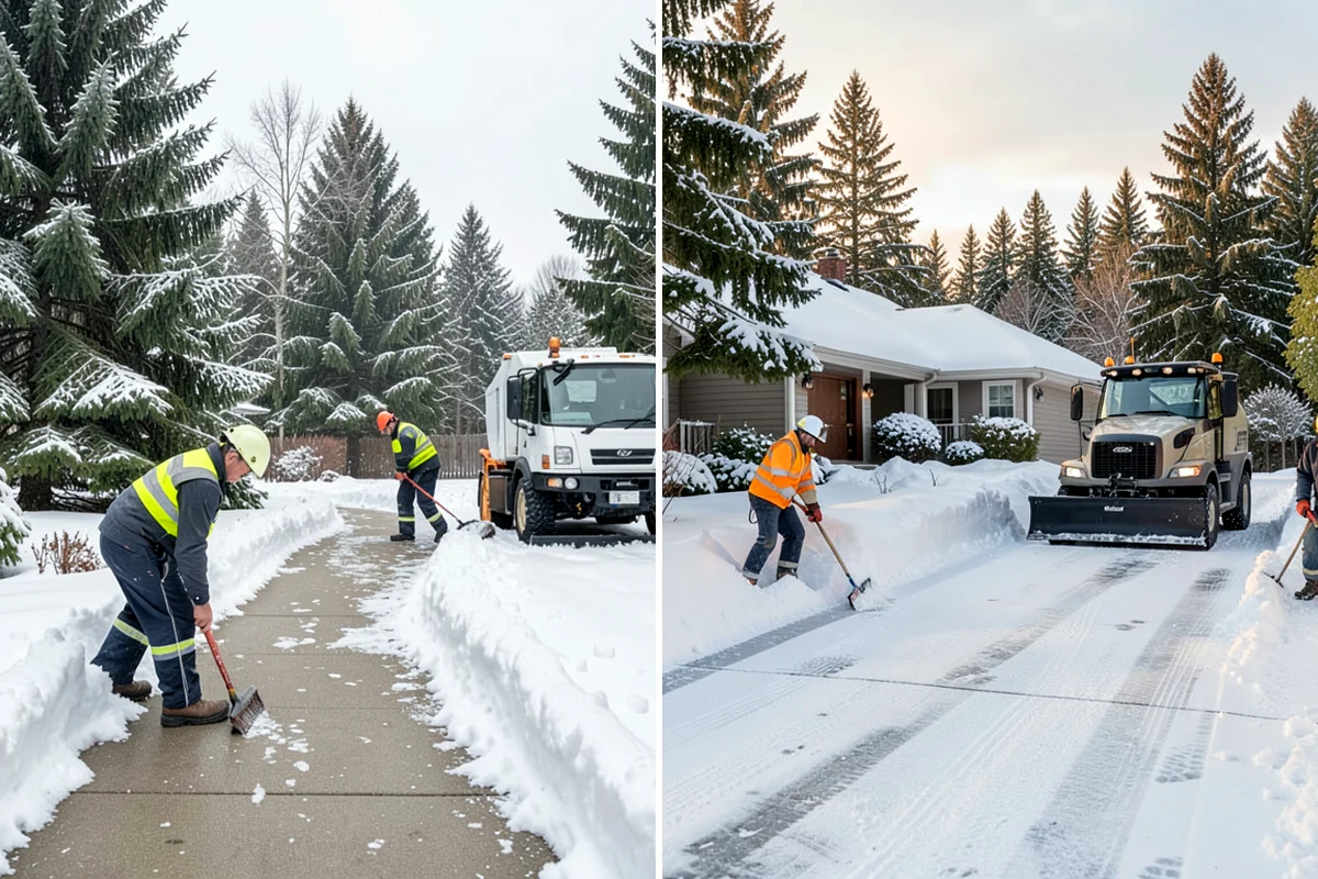 Commercial Walkway Clearing in Shoreline, King County, WA - Map every internal walkway and connecting path