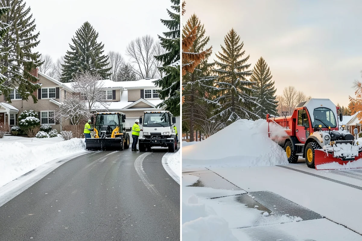 Commercial Walkway Clearing in Snoqualmie, King County, WA - Map every internal walkway and connecting path