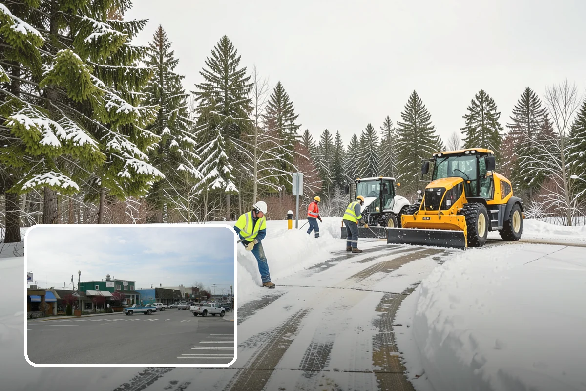 Commercial Walkway Clearing in Stanwood, Snohomish County, WA - Complete coverage of internal connecting paths