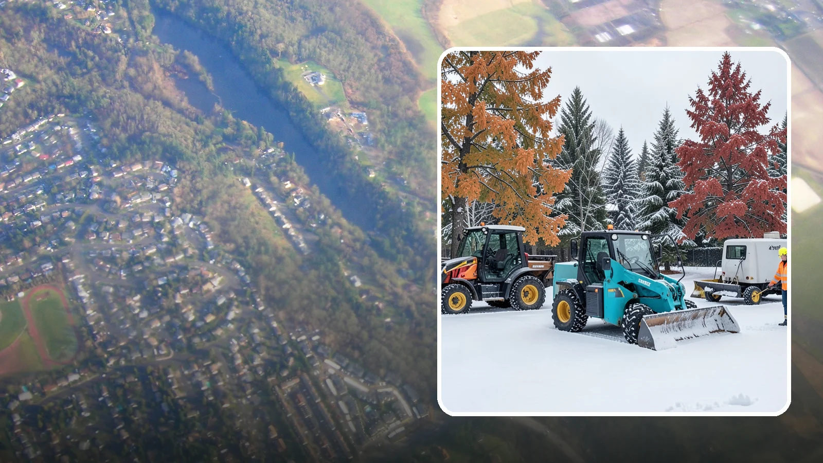 Compact Equipment Snow Removal in Algona, King County, WA - Our compact machines clear courtyards, plazas, and gated areas where full-size equipment simply cannot fit.