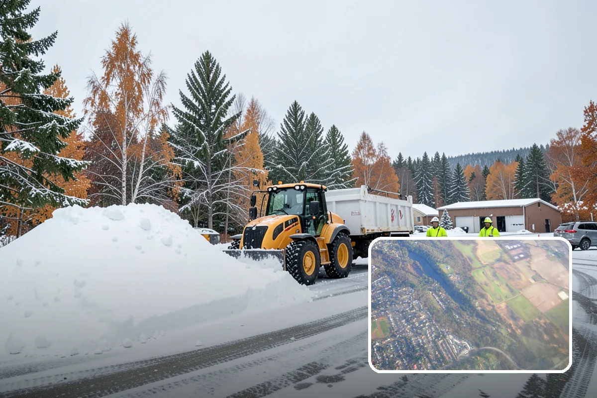 Compact Equipment Snow Removal in Algona, King County, WA - Access to gated and enclosed spaces