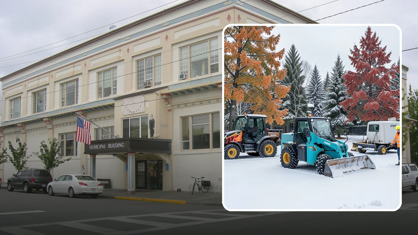 Compact Equipment Snow Removal in Anacortes, Skagit County, WA - Our compact machines clear courtyards, plazas, and gated areas where full-size equipment simply cannot fit.