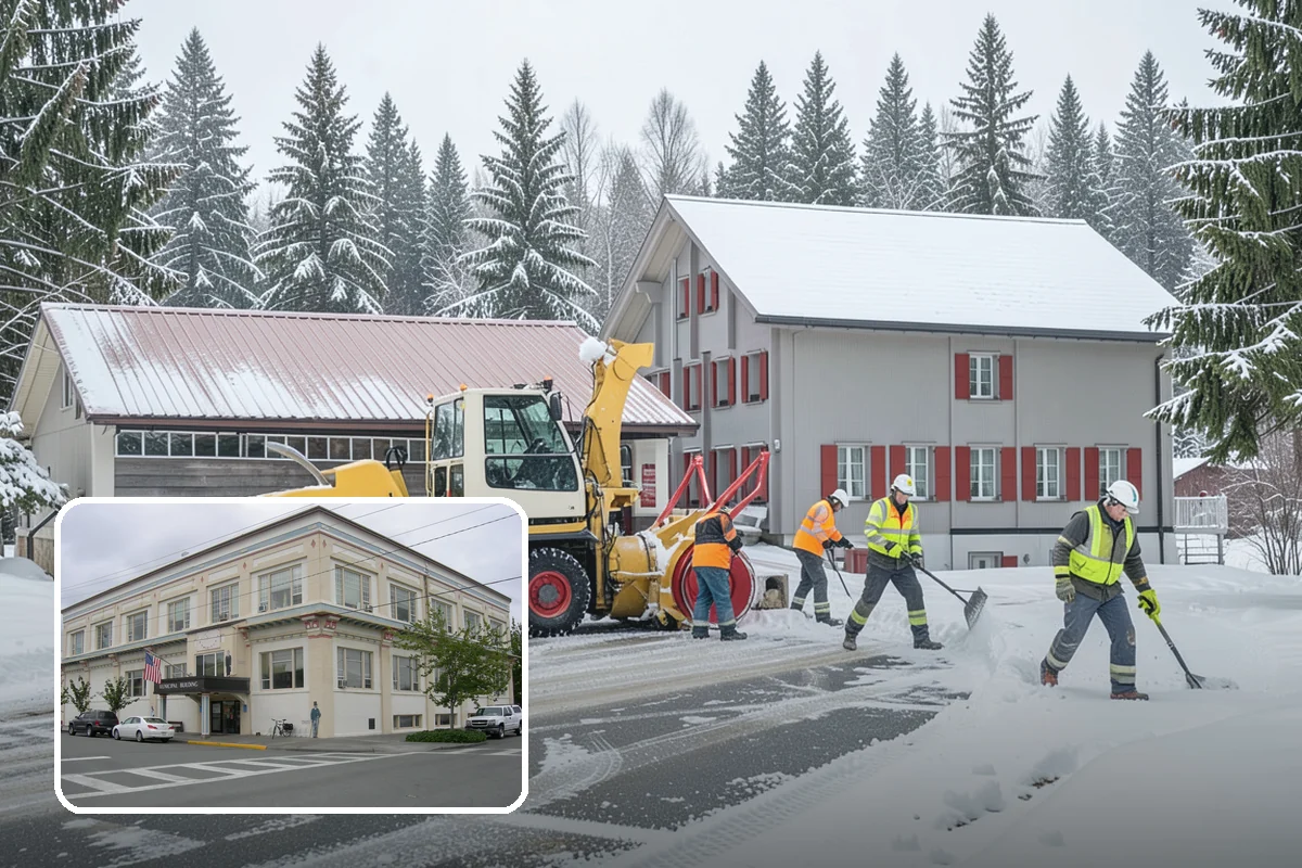 Compact Equipment Snow Removal in Anacortes, Skagit County, WA - Access to gated and enclosed spaces
