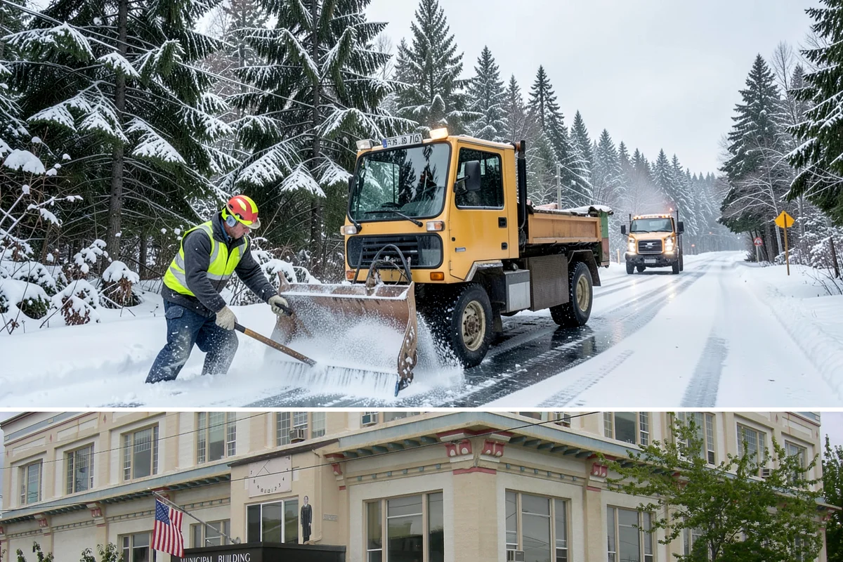 Compact Equipment Snow Removal in Anacortes, Skagit County, WA - Compact equipment is most requested for enclosed spaces during peak snow from December to February.