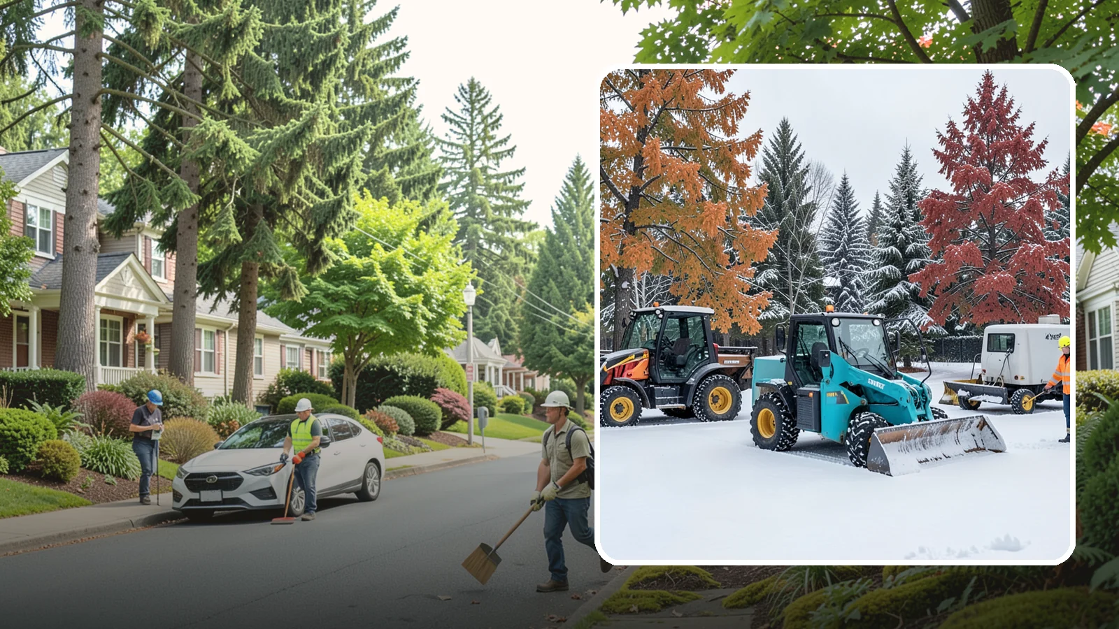 Compact Equipment Snow Removal in Beaux Arts Village, King County, WA - Our compact machines clear courtyards, plazas, and gated areas where full-size equipment simply cannot fit.