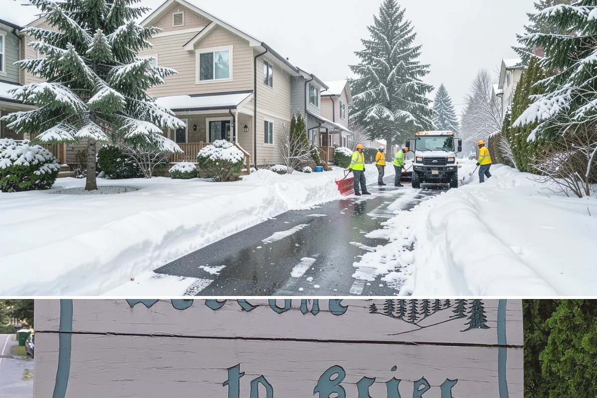 Compact Equipment Snow Removal in Brier, Snohomish County, WA - Compact equipment is most requested for enclosed spaces during peak snow from December to February.