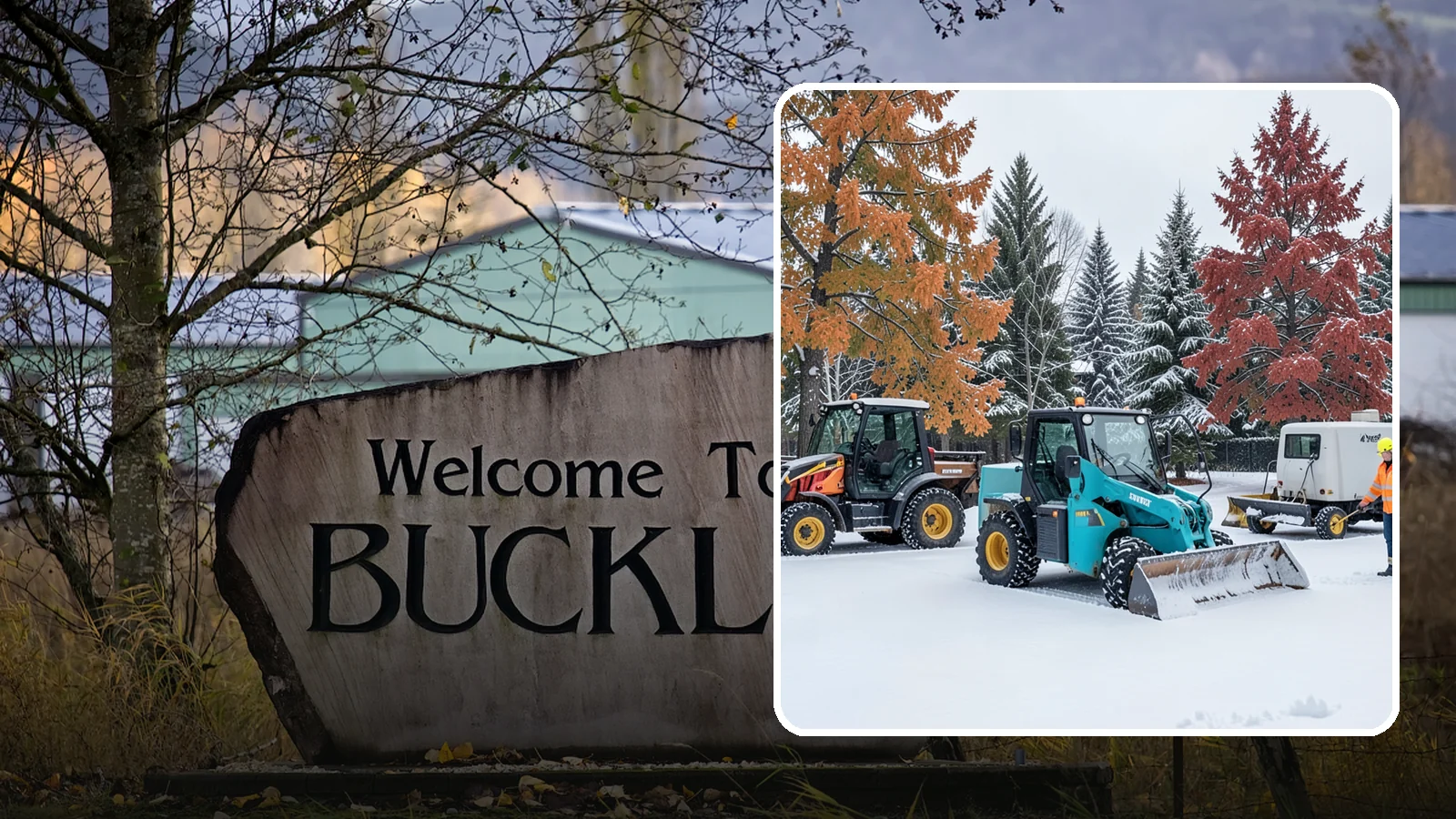 Compact Equipment Snow Removal in Buckley, Pierce County, WA - Our compact machines clear courtyards, plazas, and gated areas where full-size equipment simply cannot fit.