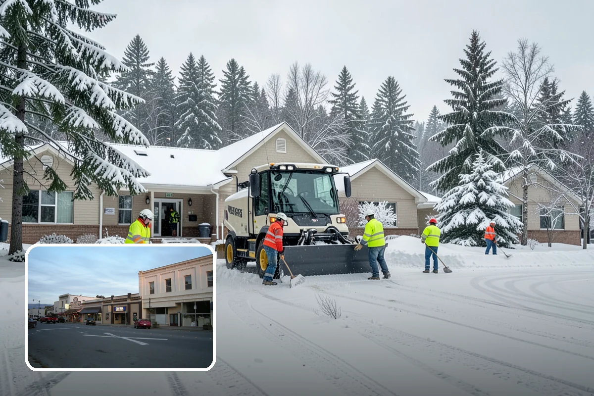Compact Equipment Snow Removal in Burlington, Skagit County, WA - Access to gated and enclosed spaces