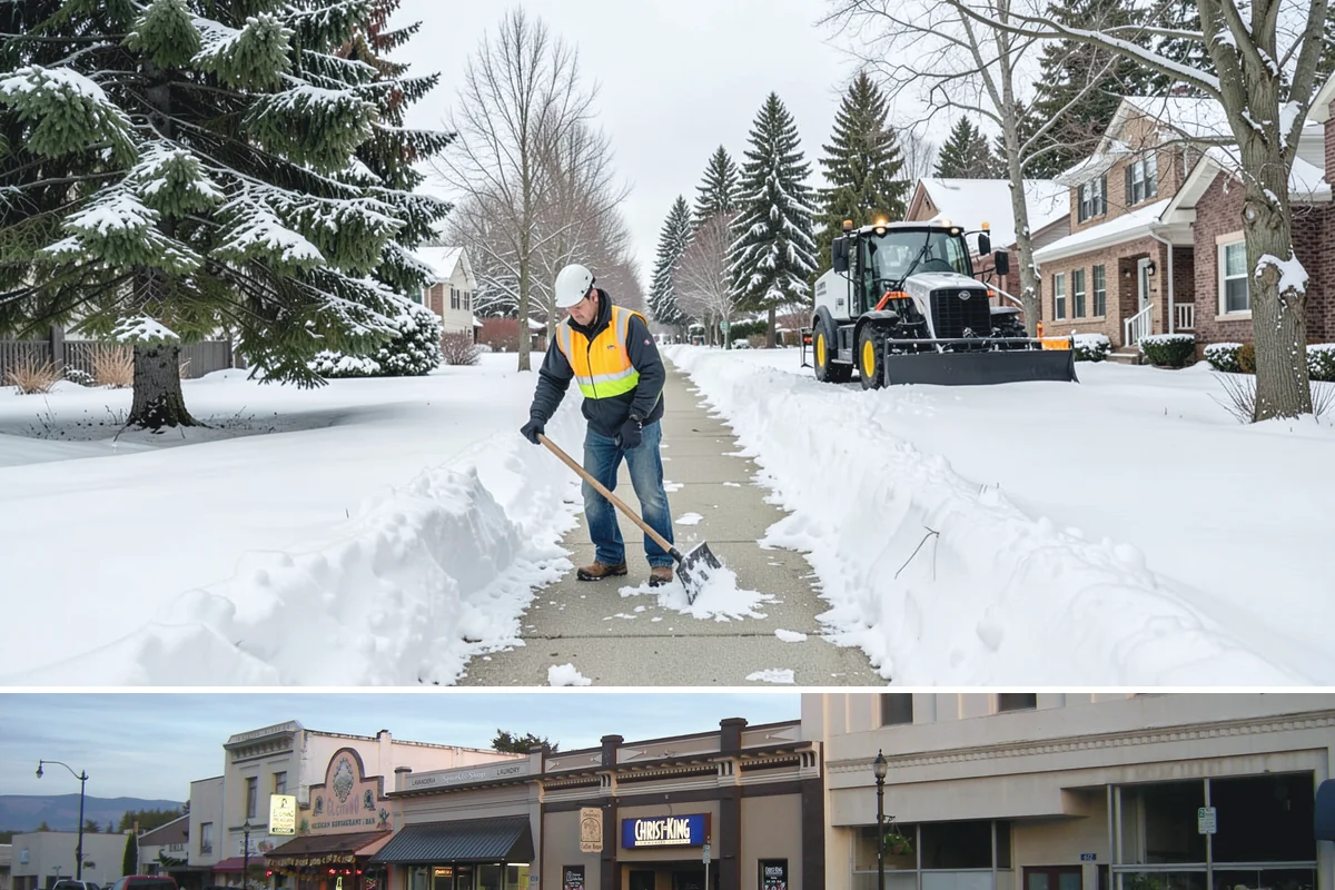 Compact Equipment Snow Removal in Burlington, Skagit County, WA - Compact equipment is most requested for enclosed spaces during peak snow from December to February.