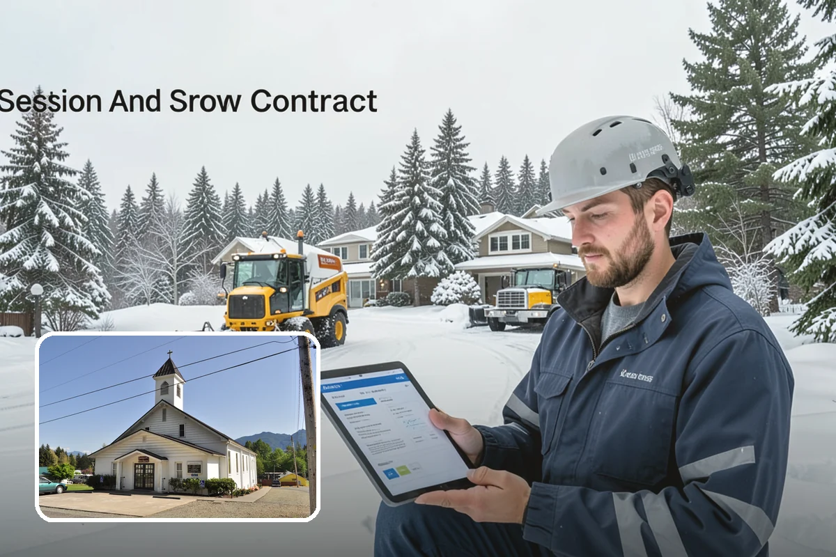 Compact Equipment Snow Removal in Concrete, Skagit County, WA - Access to gated and enclosed spaces