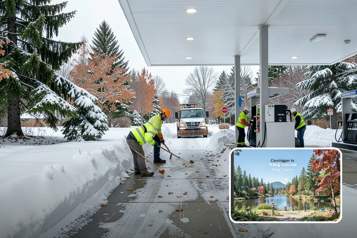 Compact Equipment Snow Removal in Covington, King County, WA - Access to gated and enclosed spaces