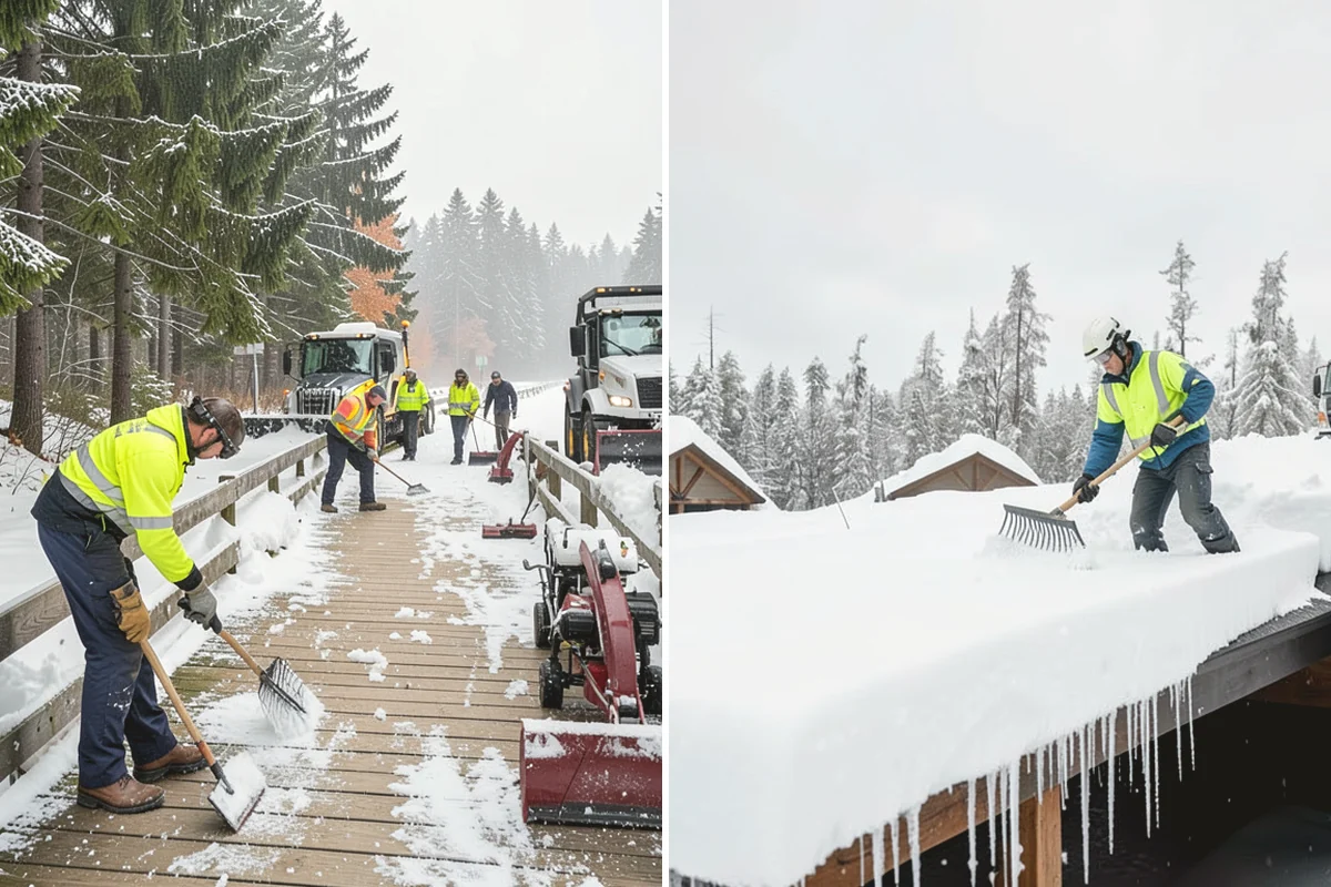 Compact Equipment Snow Removal in Covington, King County, WA - Assess access points and surface sensitivity