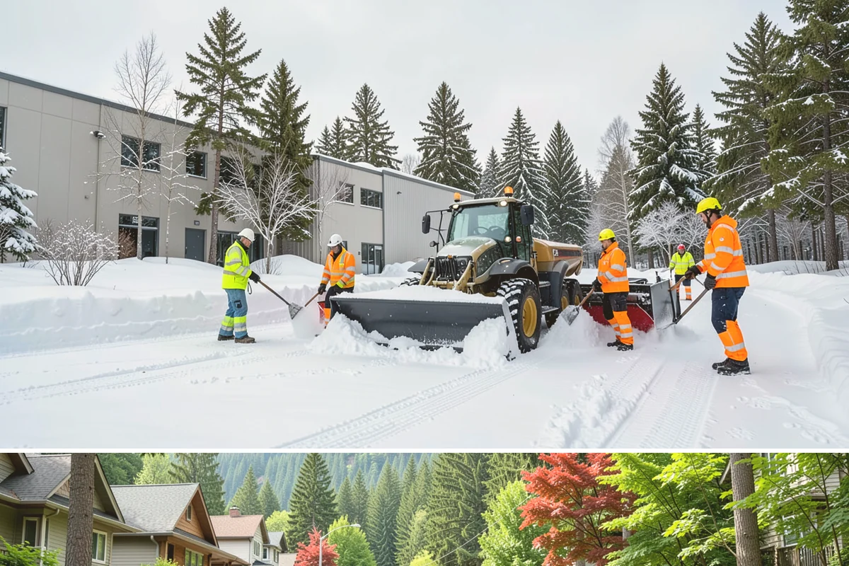 Compact Equipment Snow Removal in Darrington, Snohomish County, WA - Compact equipment is most requested for enclosed spaces during peak snow from December to February.