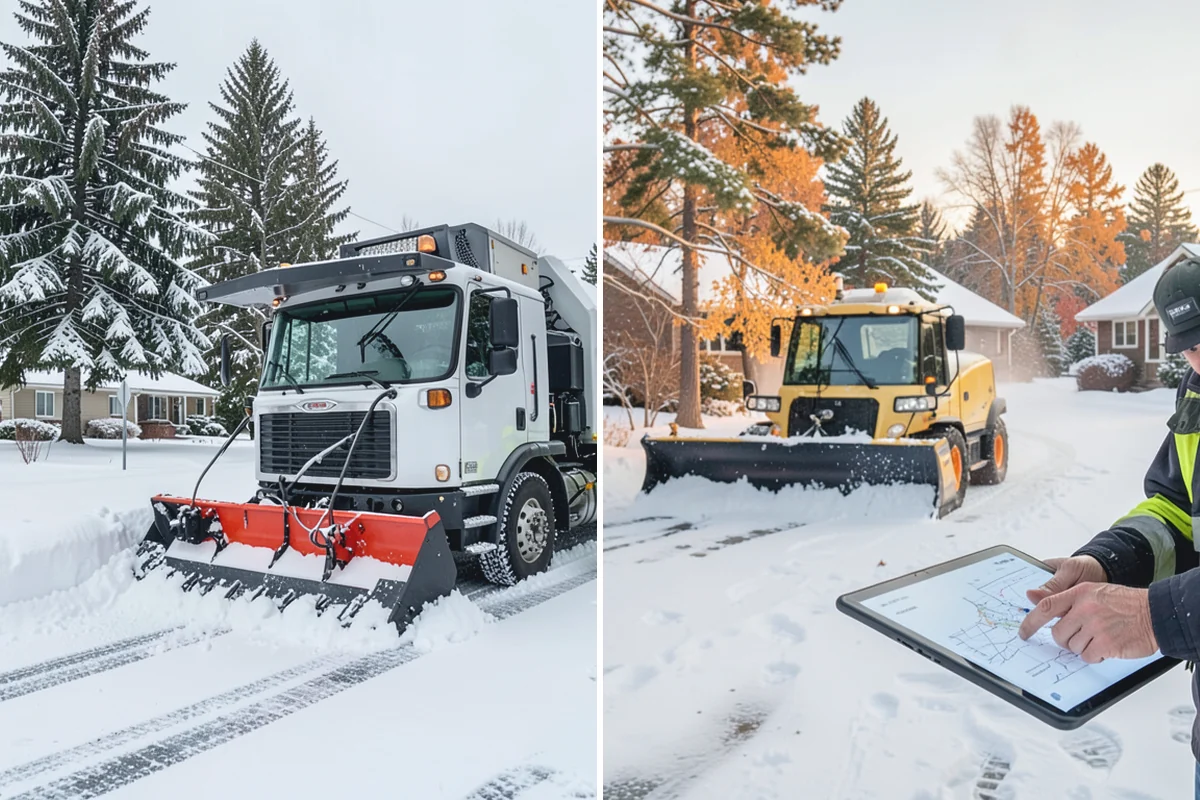 Compact Equipment Snow Removal in Des Moines, King County, WA - Assess access points and surface sensitivity