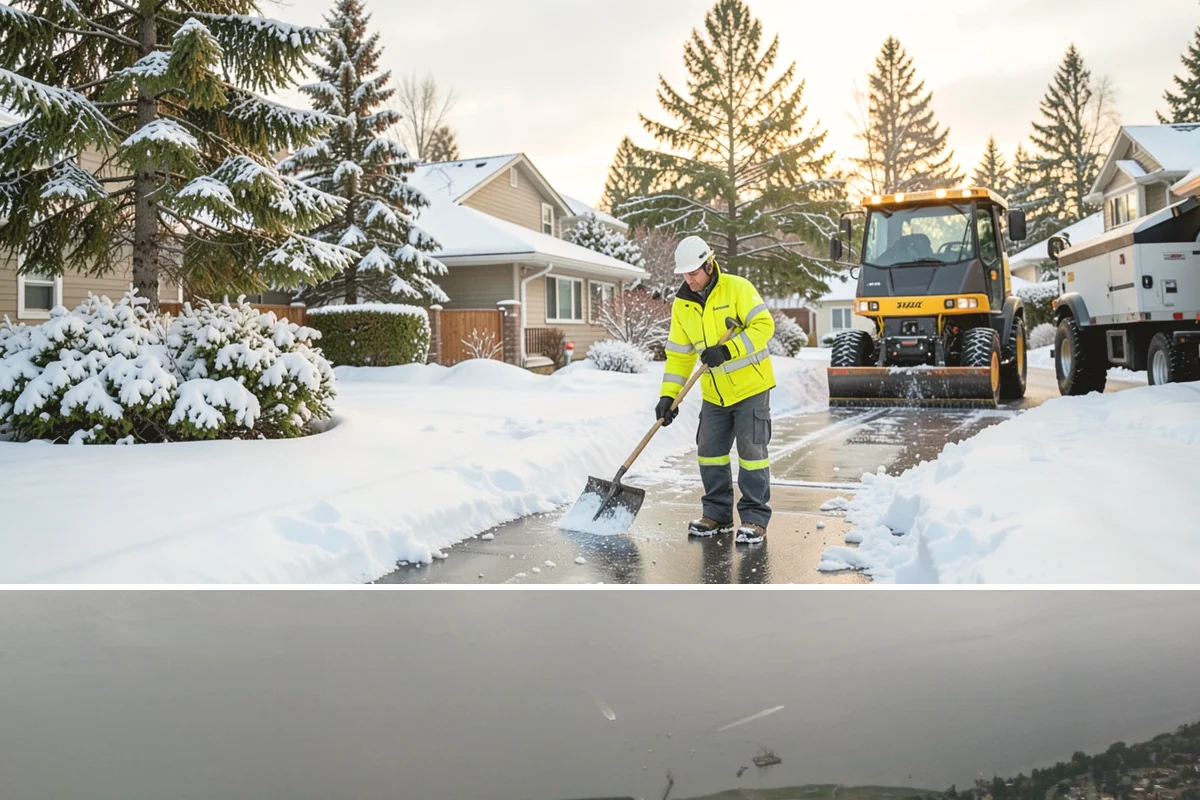 Compact Equipment Snow Removal in Des Moines, King County, WA - Compact equipment is most requested for enclosed spaces during peak snow from December to February.